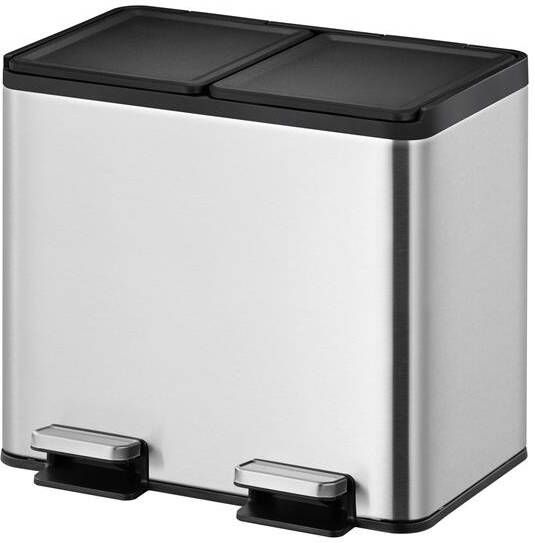 EKO Essential Recycler Pedaalemmer 20 Liter (10+10L) RVS