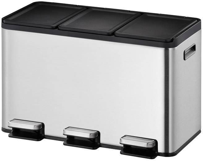 EKO Essential Recycler Pedaalemmer 30 Liter (3x10L) RVS