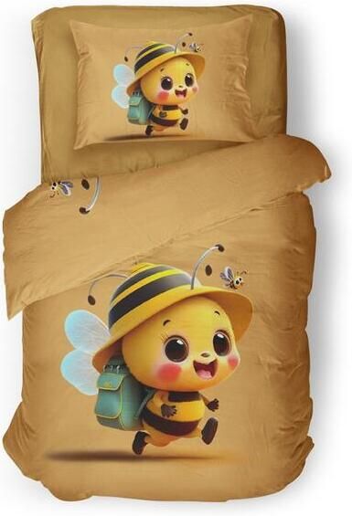 Elegance Eleganzzz Kinder Dekbedovertrek Micropercal Henry multi 140x200cm