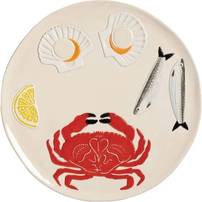&k amsterdam De La Mer Serveerschaal Ø 26 5 cm Crab