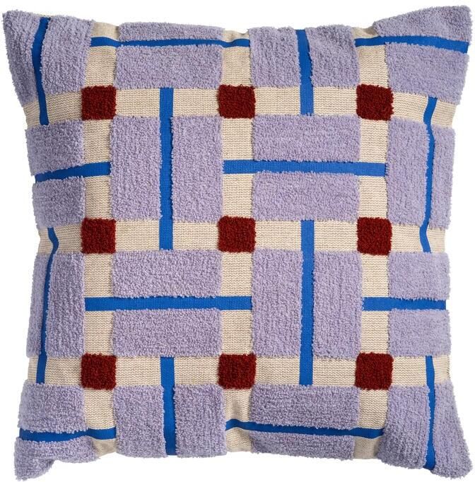 &k amsterdam &klevering Plano Sierkussen 50 x 50 cm Paars