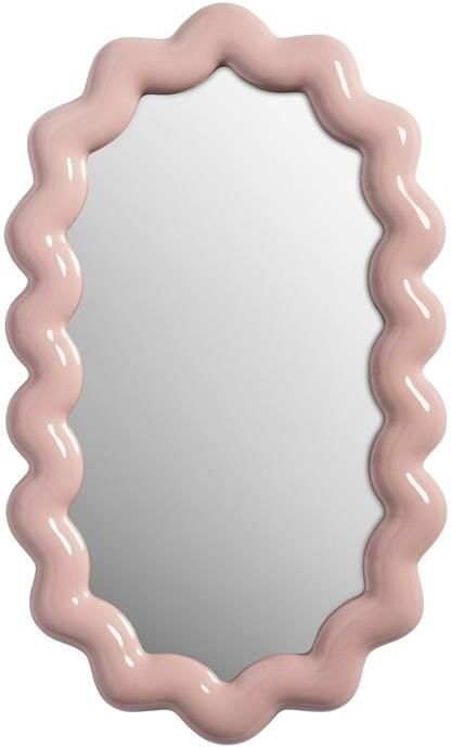 &k amsterdam &klevering Zigzag Spiegel H 53 cm Blush