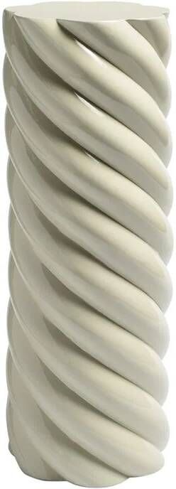 &k amsterdam Pillar Marshmallow Bijzettafel H 70 cm Grijs - Foto 2