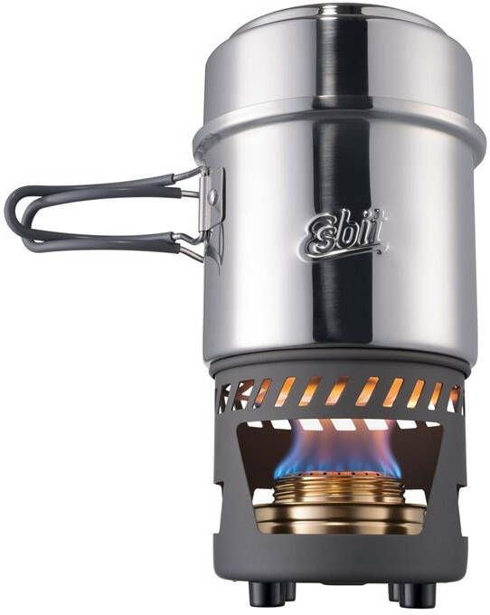 Esbit Outdoor Kooktoestel 985ml Opbergtas Aluminium|RVS Alcohol