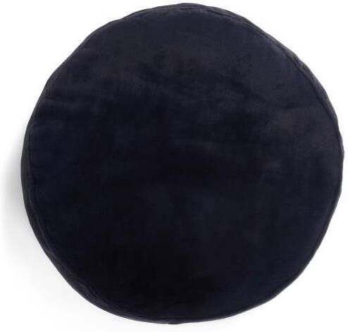 Essenza Mads Furry Sierkussen Ø 45 cm Nightblue