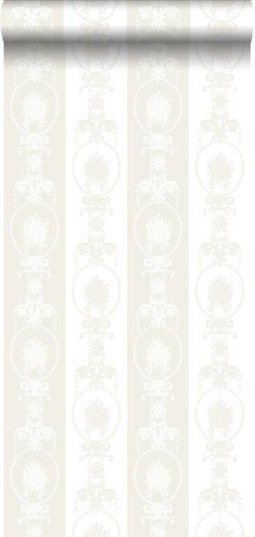 Esta Home ESTAhome behang barokprint wit en zilver 53 cm x 10 05 m 136846