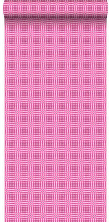 Esta Home ESTAhome behang fijne stippen roze 53 cm x 10 05 m 115706