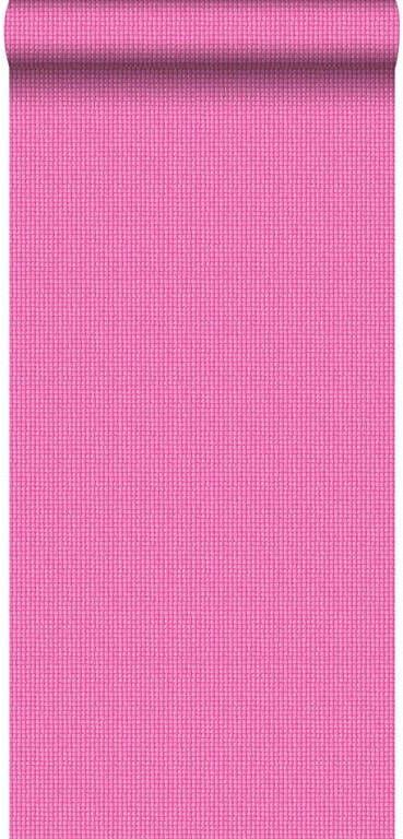 Esta Home ESTAhome behang geborduurd motief roze 53 cm x 10 05 m 138133
