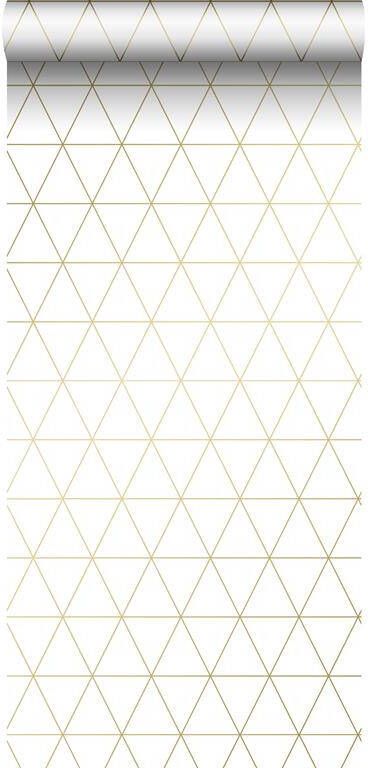 Esta Home ESTAhome behang grafische driehoeken wit en goud 0 53 x 10 05 m 13