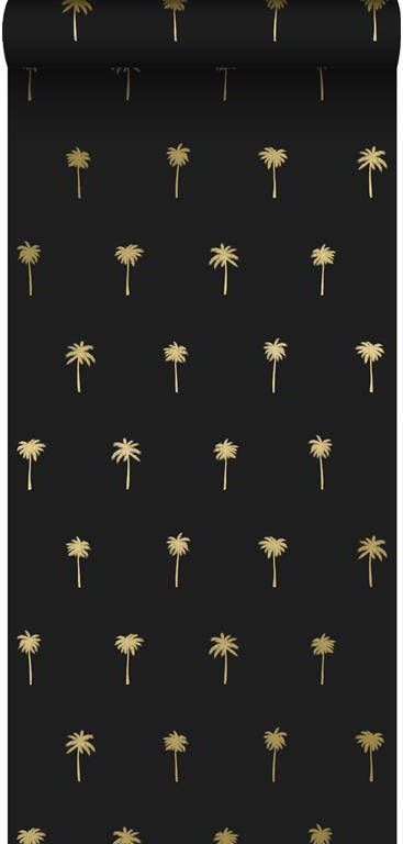 Esta Home ESTAhome behang palmbomen zwart en goud 0 53 x 10 05 m 139161