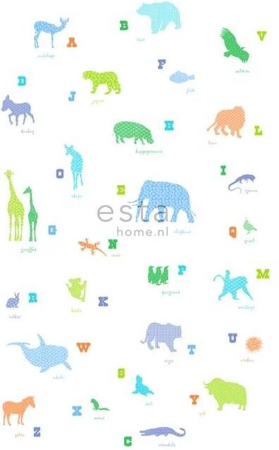 Esta Home ESTAhome fotobehang dieren multicolor 150 x 279 cm 157320