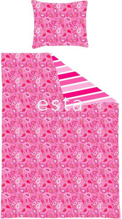 Esta Home ESTAhome junior dekbedovertrek paisleys fuchsia roze - Foto 1