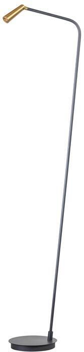 ETH Barry Vloerlamp led 2x3w 2700k zwart+mat