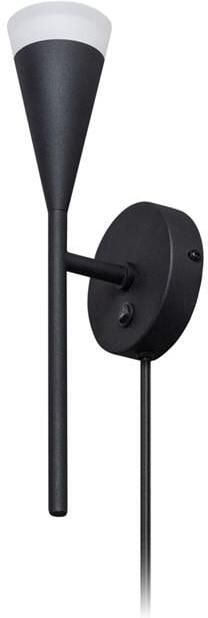 ETH Defender Wandlamp mat zwart excl. 1xGU10