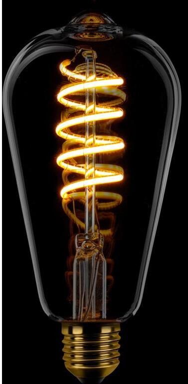 ETH Led Spiraal ST64 Edison E27 Dimbaar Smoke