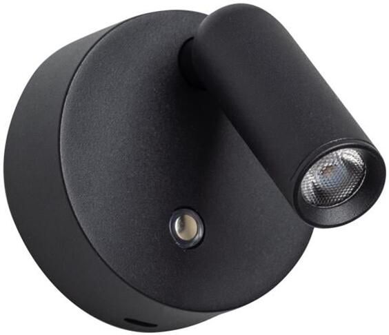 ETH Wispo Wandlamp | Spot dimbaar Draadloos Zwart