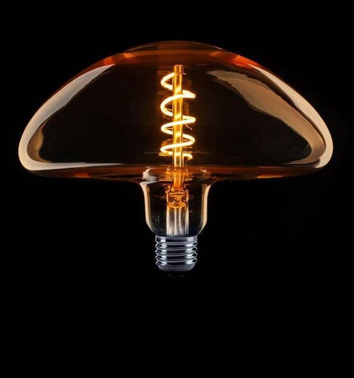 ETH Paddenstoel XXL Filament spiraal LED 4w E27 240v 2200k dimbaar goud