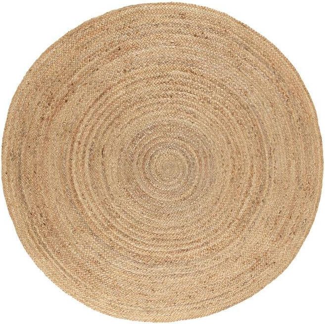 Eva Interior Rond Vloerkleed Jute Ø200 cm Naturel