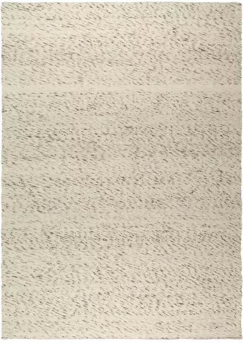 Eva Interior Wollen vloerkleed Wit Antraciet Cobble Stone 250 x 350 (XXL)