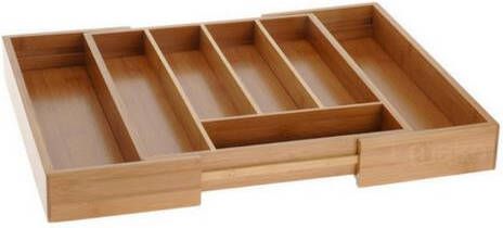 Excellent Houseware Excellent Housware Bestekbak op maat bamboe