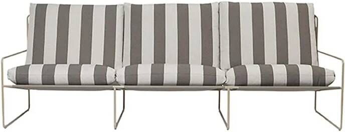 Ferm living " Desert 3-zitsbank Cashmere Chocolate Stripe " - Foto 1