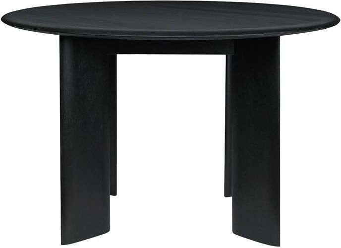 Ferm living Bevel Eettafel Ø 117 cm Zwart Beukenhout
