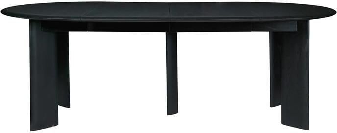 Ferm living Bevel Uitschuifbare Eettafel 117 167 217 x 117 cm Zwart Beukenhout