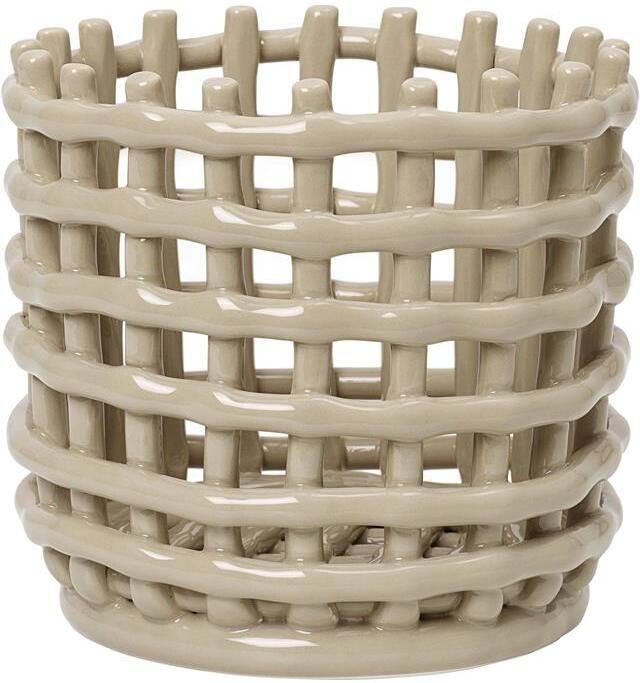 Ferm Living Ceramic Mand Small Cashmere
