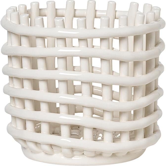 Ferm Living Ceramic Mand Small Off-White