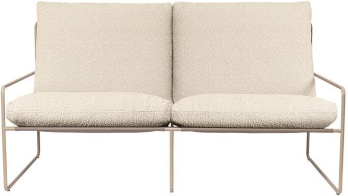 Ferm Living Desert 2-zitsbank Pure Bouclé Cashmere Off-White