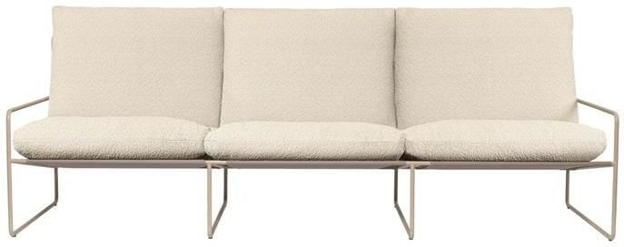Ferm Living Desert 3-zitsbank Pure Bouclé Cashmere Off-White