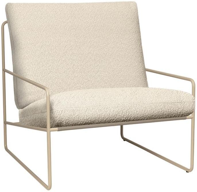 Ferm Living Desert Lounger Pure Bouclé Cashmere Off-White