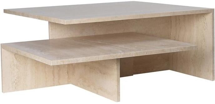 Ferm living Distinct Grande Duo Salontafel Travertine