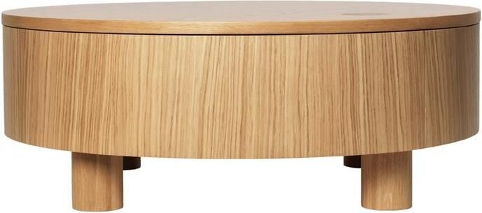 Ferm Living Olles Salontafel Natural Eikenfineer