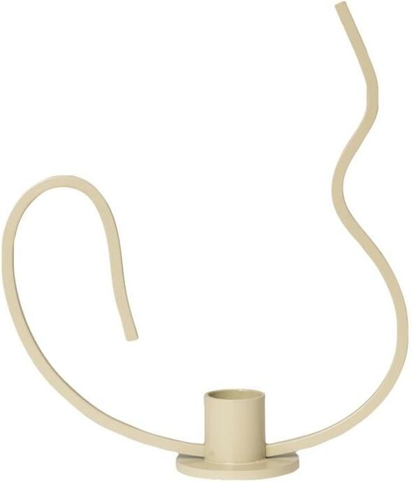 Ferm living Valse Kandelaar Low Cashmere