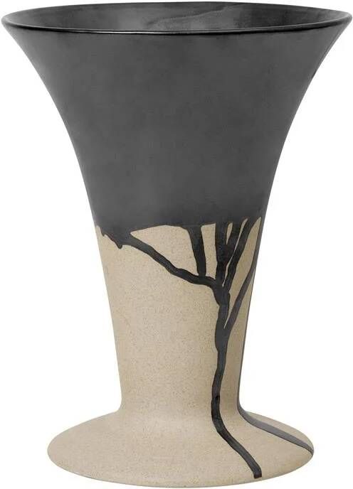 Ferm living Flores Vaas Sand Black