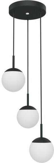 Fermob Mooon triple hanglamp indoor|outdoor carbone