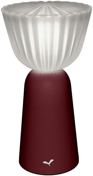 Fermob Swiing draadloze tafellamp outdoor H 20 cm Cerise noire