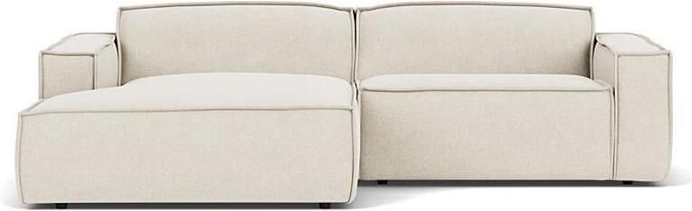 FEST Amsterdam FÉST Edge bank met longchair links Soil 01 natural