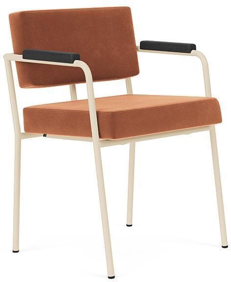 FEST Amsterdam FÉST Monday stoel met armleuning sand|zwart Royal 160 magnolia