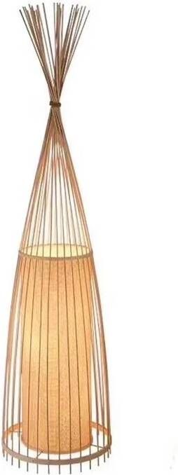 Fine Asianliving Bamboe Vloerlamp Handgemaakt Nora