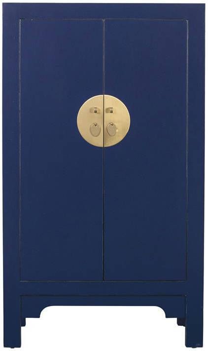 Fine Asianliving Chinese Kast Midnight Blauw Orientique Collectie B70xD40xH120cm Chinese Meubels Oosterse Kast - Foto 2