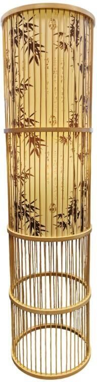 Fine Asianliving Bamboe Vloerlamp Handgemaakt Sita