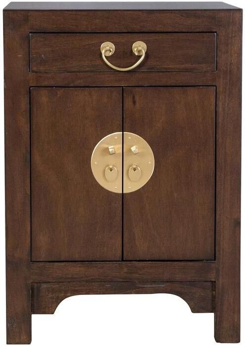 Fine Asianliving Chinees Nachtkastje Earthy Bruin Orientique Collection B42xD35xH60cm Chinese Meubels Oosterse Kast - Foto 2