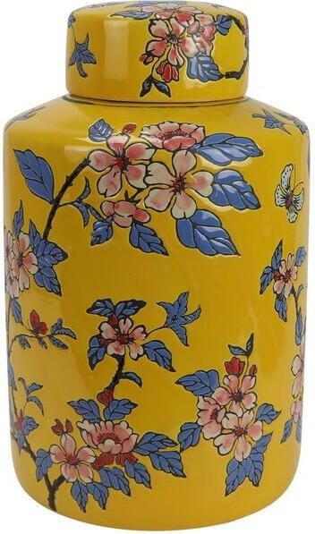 Fine Asianliving Chinese Gemberpot Porselein Geel