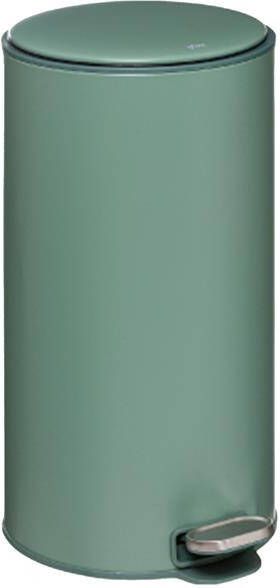 Five 5 Prullenbak|pedaalemmer groen metaal 30 liter 62 cm