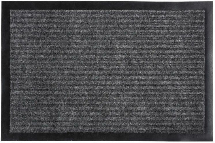 Five 5 Deurmat donkergrijs droogloopmat 60 x 40 cm