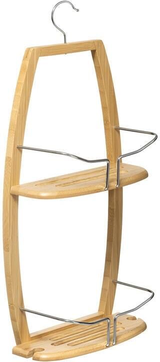 Five 5 Doucherekje 2-laags bamboe met ophanghaak 27 x 59 cm