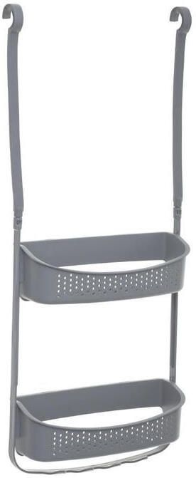 Five 5 Doucherekje 2-laags grijs kunststof 32x70 cm