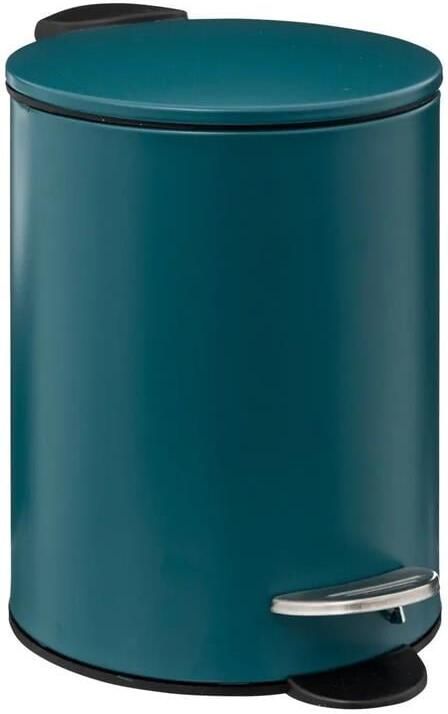 Five 5 Pedaalemmer metaal petrol blauw 3L 16x25 cm badkamer